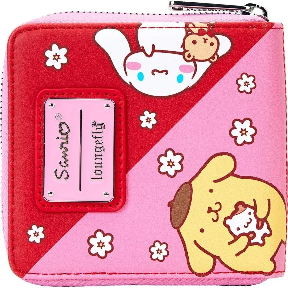 Women's Faux Leather Wallet Multicolor Ziparound Cute Character Accessory